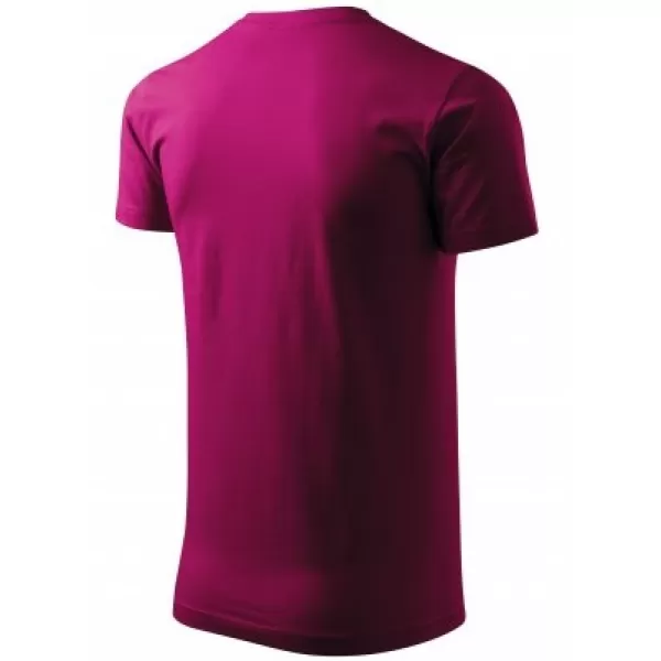  Pánske tričko MALFINI BASIC 129 FUCHSIA RED 