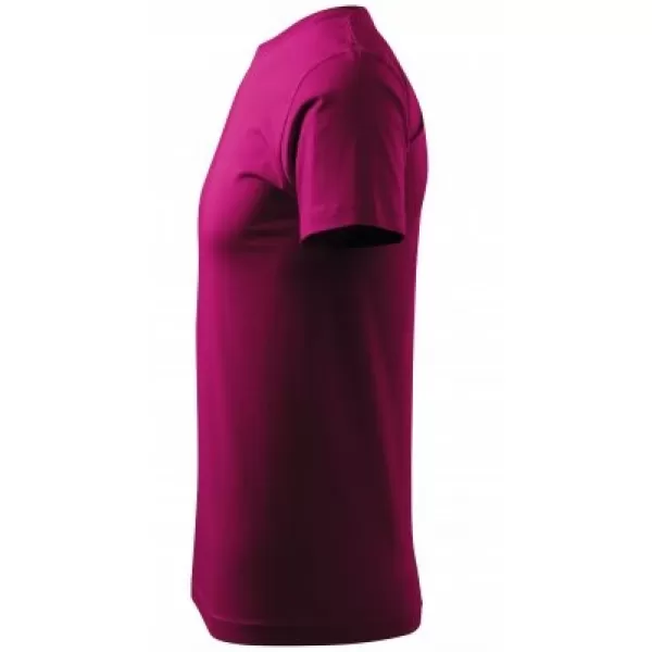  Pánske tričko MALFINI BASIC 129 FUCHSIA RED 