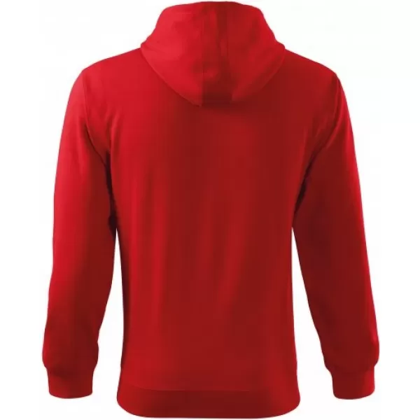  Pánska mikina MALFINI TRENDY ZIPPER 410 ČERVENÁ 