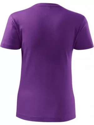 Dámske tričko MALFINI CLASSIC NEW 133 FIALOVÁ