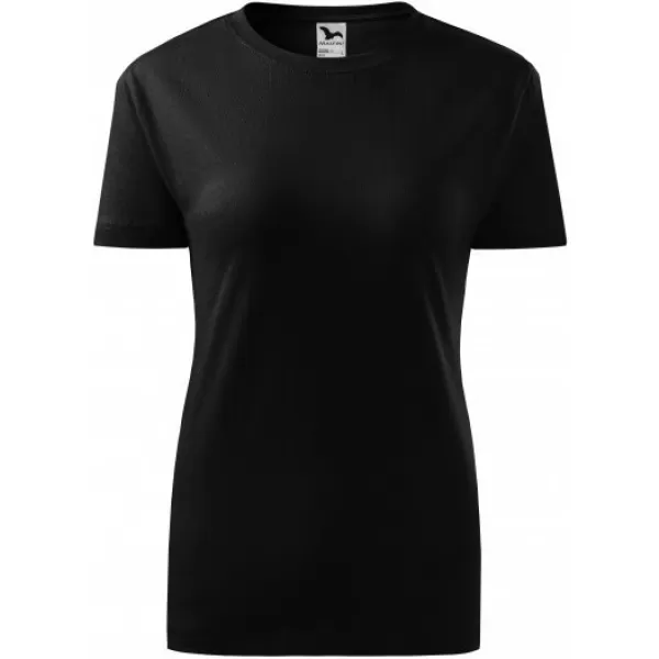  Dámske tričko MALFINI CLASSIC NEW 133 ČIERNA 