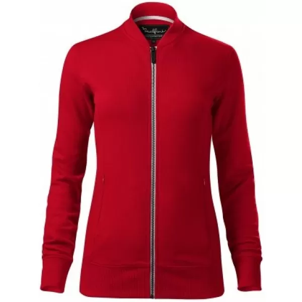  Dámska mikina MALFINI PREMIUM BOMBER 454 FORMULA RED 