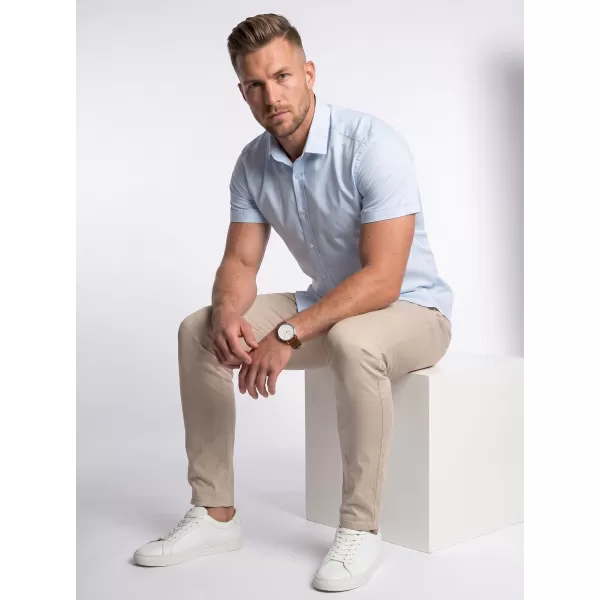  Pánska košeľa s krátkym rukávom MALFINI PREMIUM FLASH 260 LIGHT BLUE 