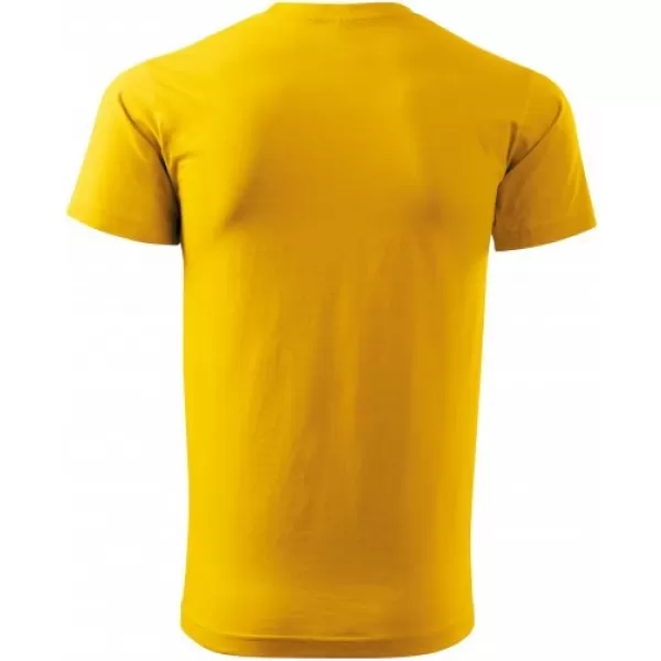  Pánske tričko MALFINI HEAVY NEW 137 ŽLTÁ 