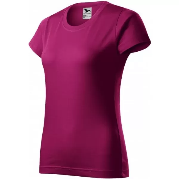  Dámske tričko MALFINI BASIC 134 FUCHSIA RED 