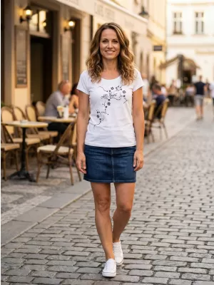 Dámské triko ALTISPORT CARRYOVER ALW009F61 BÍLÁ