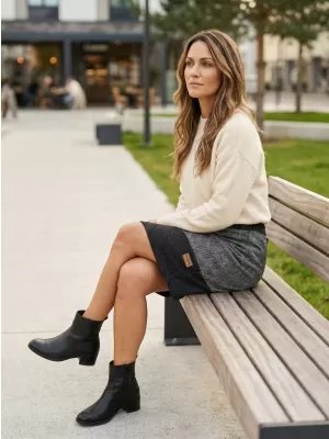 Dámska sukňa TORSTAI VERONA BLACK/GREY