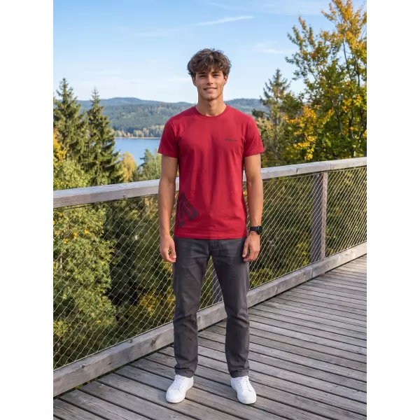  Pánske tričko ALTISPORT ALM013129 MARLBORO ČERVENÁ 