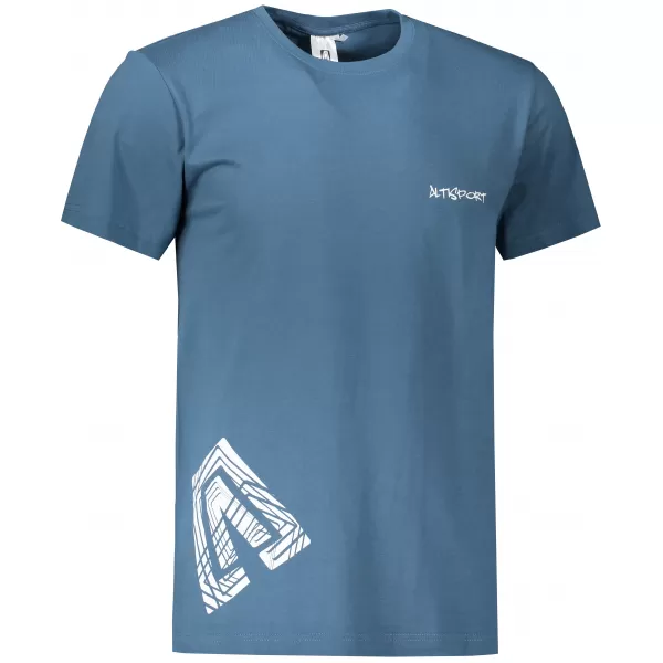  Pánske tričko ALTISPORT ALM013129 DENIM 