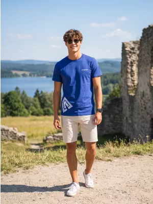 Pánske tričko ALTISPORT ALM013129 KRÁĽOVSKÁ MODRÁ