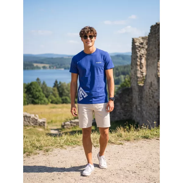  Pánske tričko ALTISPORT ALM013129 KRÁĽOVSKÁ MODRÁ 