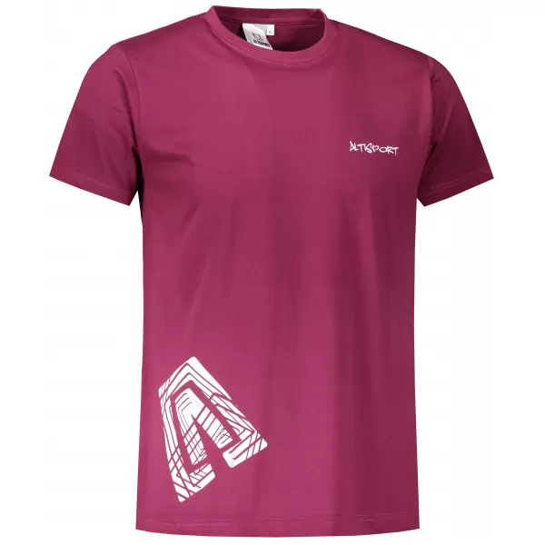  Pánske tričko ALTISPORT ALM013129 fuchsiovej 