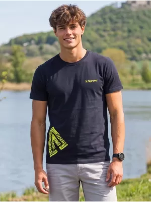 Pánske tričko ALTISPORT ALM013129 NÁMORNÁ MODRÁ