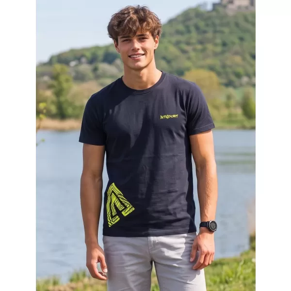  Pánske tričko ALTISPORT ALM013129 NÁMORNÁ MODRÁ 