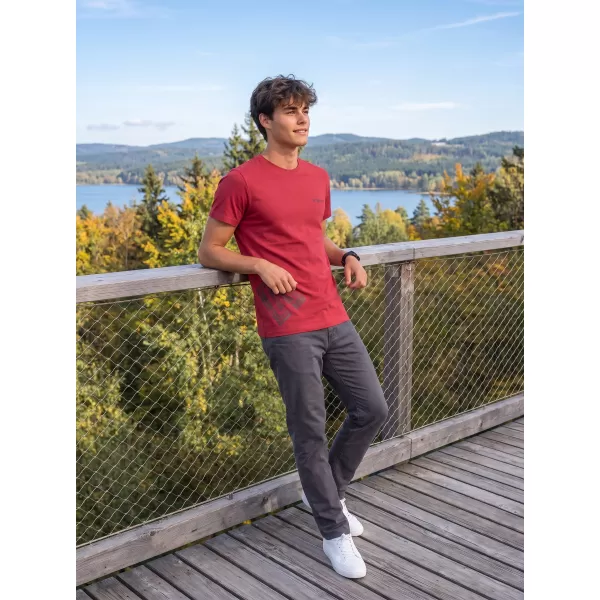  Pánske tričko ALTISPORT ALM013129 MARLBORO ČERVENÁ 