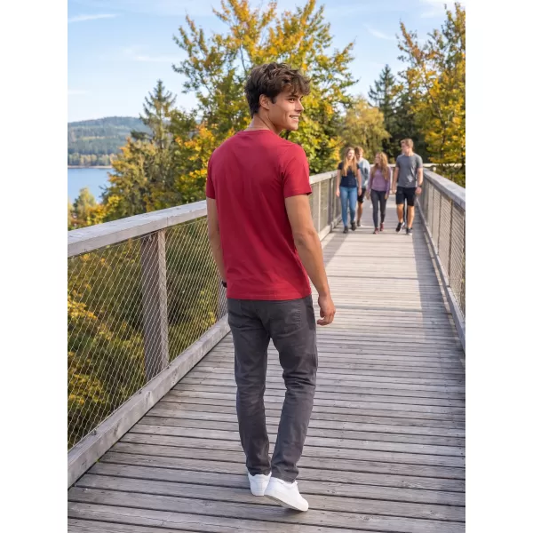 Pánske tričko ALTISPORT ALM013129 MARLBORO ČERVENÁ 