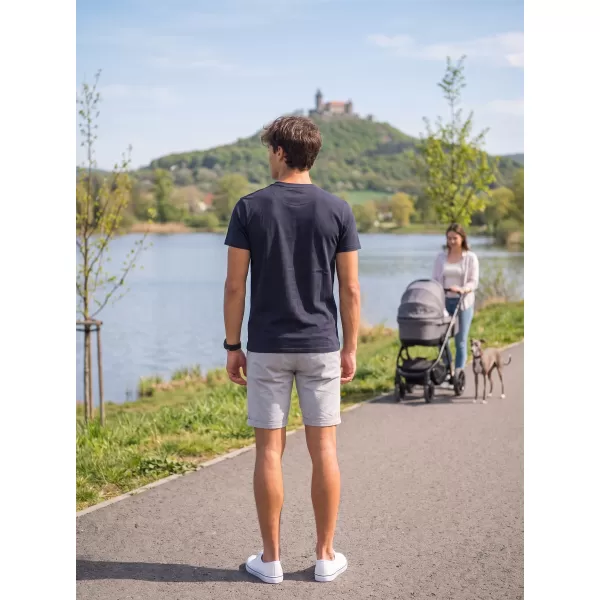  Pánske tričko ALTISPORT ALM013129 NÁMORNÁ MODRÁ 