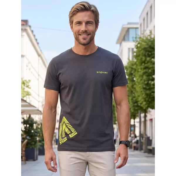  Pánske tričko ALTISPORT ALM013129 EBONY GRAY 
