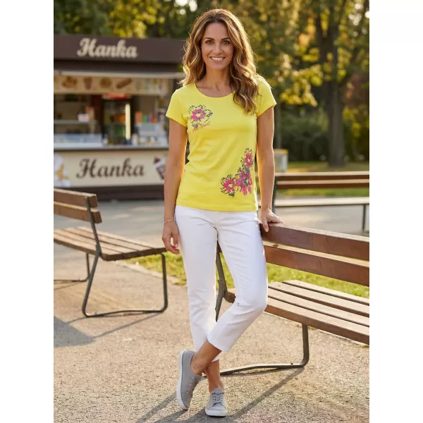  Dámske tričko ALTISPORT CARRYOVER ALW016122 CITRÓN 