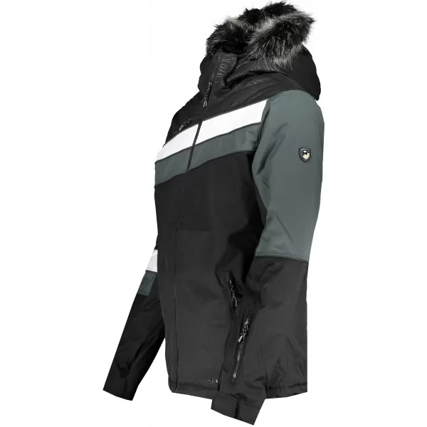  Pánska lyžiarska bunda ALPINE PRO DOR 3 MJCS447 ČIERNA 