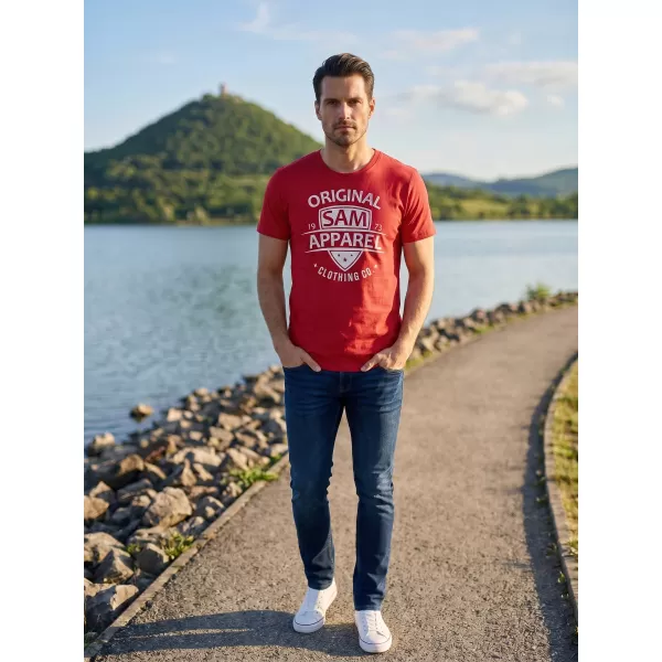  Pánske tričko SAM 73 LIAM MT 768 červená 