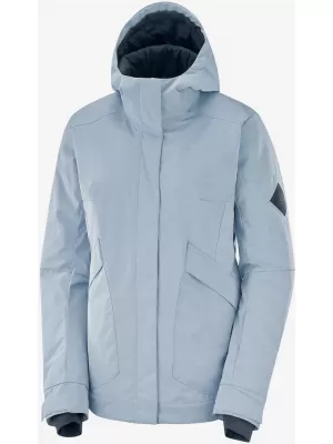 Dámska zimná bunda SALOMON SNOW REBEL JKT W LC1383200 KENTUCKY MODRÁ/VRES