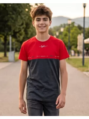 Chlapčenské tričko SAM 73 BARRY BT 542 čierna