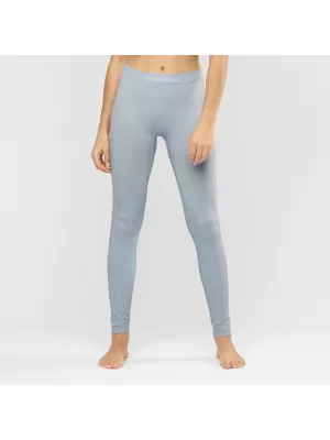 Dámske termo nohavice SALOMON PRIMO WARM TIGHT SEAMLESS LC1378200 KENTUCKY MODRÁ