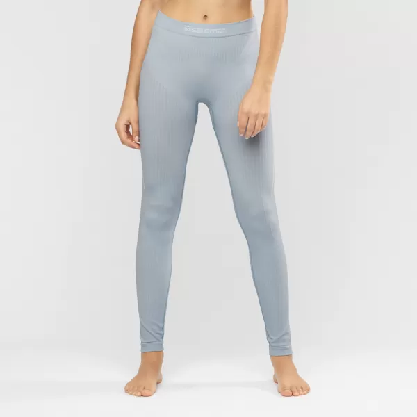  Dámske termo nohavice SALOMON PRIMO WARM TIGHT SEAMLESS LC1378200 KENTUCKY MODRÁ 