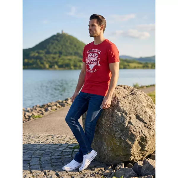  Pánske tričko SAM 73 LIAM MT 768 červená 