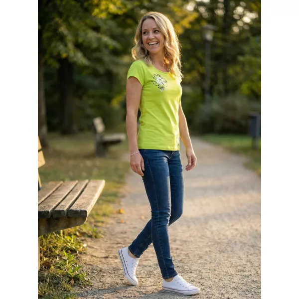  Dámske tričko ALTISPORT CARRYOVER ALW016122 VÁPNO 