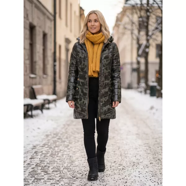  Dámsky kabát SAM 73 ALISHA WB 806 TMAVO zelená 