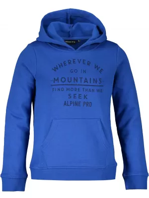 Detská mikina ALPINE PRO BALENDO KSWS145 MODRÁ
