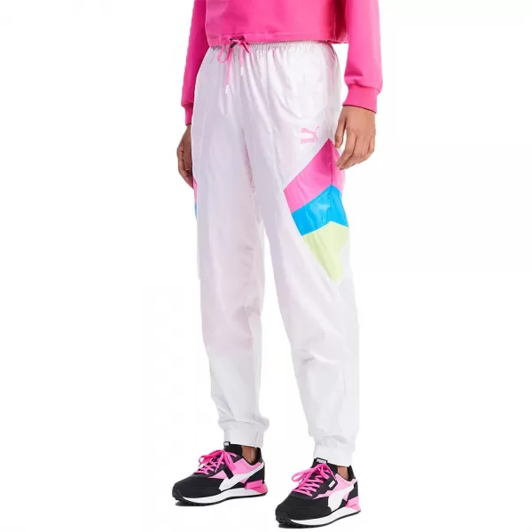  Dámske nohavice PUMA TFS TRACK PANT WOVEN WHITE 