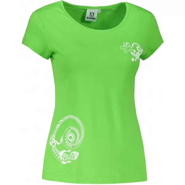  Dámske tričko ALTISPORT ALW026122 APPLE GREEN 
