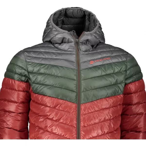  Pánska bunda ALPINE PRO MERV MJCS431 ČERVENÁ 
