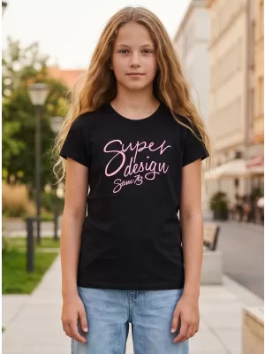 Dievčenské tričko SAM 73 CAITLYN GT 544 čierna
