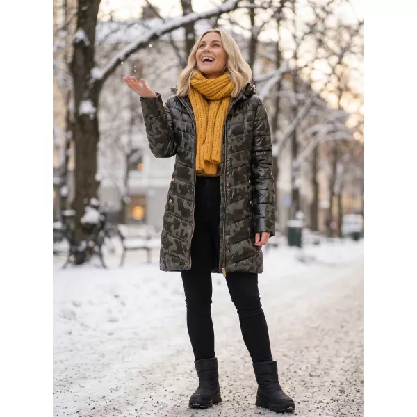  Dámsky kabát SAM 73 ALISHA WB 806 TMAVO zelená 