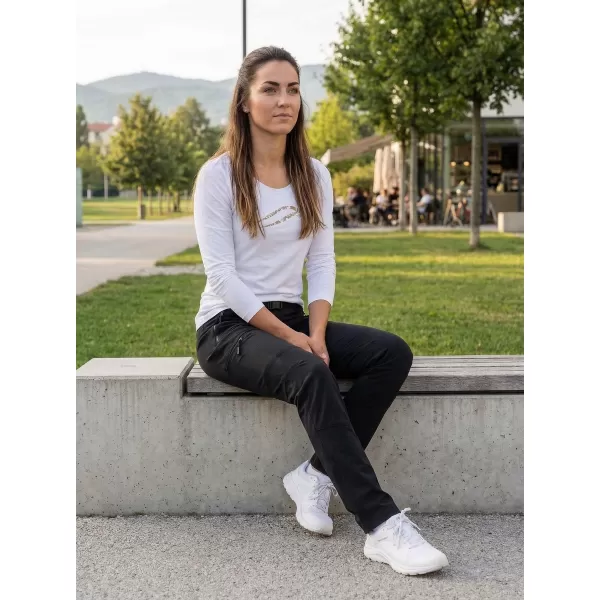  Dámské triko s dlouhým rukávem ALTISPORT CARRYOVER ALW001169 BÍLÁ 