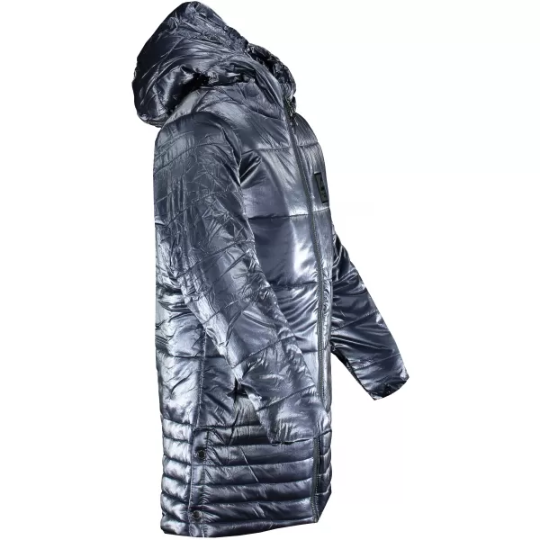  Dievčenský zimný kabát ALPINE PRO OMEGO 3 KCTS020 TMAVO MODRÁ 
