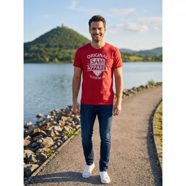  Pánske tričko SAM 73 LIAM MT 768 červená 