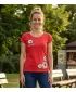 Dámske tričko ALTISPORT CARRYOVER ALW016122 ČERVENÁ