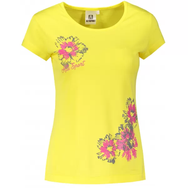  Dámske tričko ALTISPORT CARRYOVER ALW016122 CITRÓN 