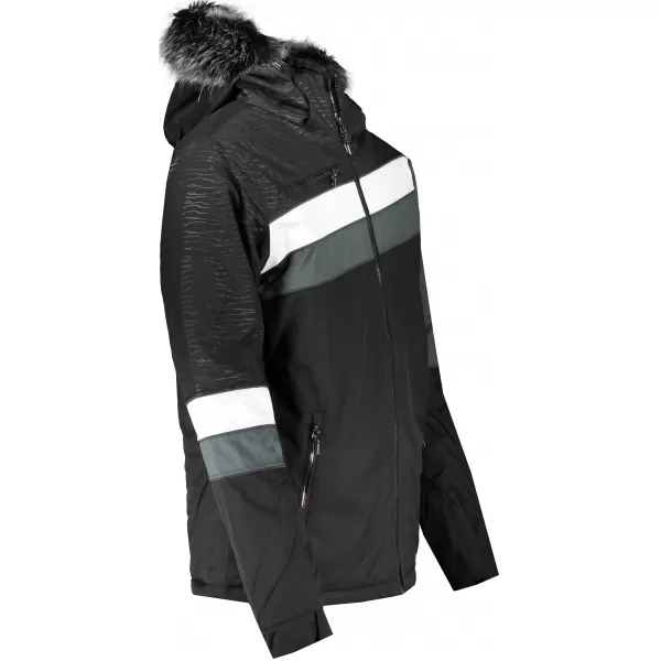  Pánska lyžiarska bunda ALPINE PRO DOR 3 MJCS447 ČIERNA 