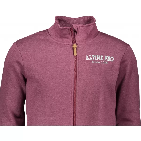  Pánska mikina ALPINE PRO ELIAN MSWS259 FIALOVÁ 