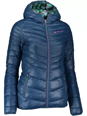 Dámska obojstranná bunda ALPINE PRO IDIKA LJCS407 TMAVO MODRÁ