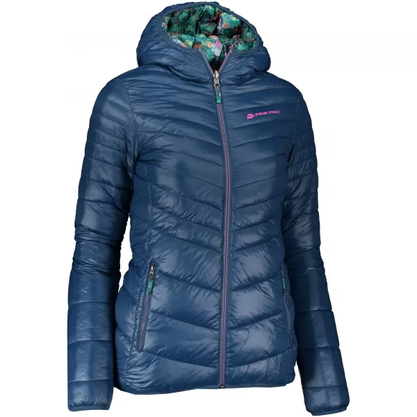  Dámska obojstranná bunda ALPINE PRO IDIKA LJCS407 TMAVO MODRÁ 