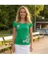 Dámske tričko ALTISPORT CARRYOVER ALW016122 STREDNE ZELENÁ