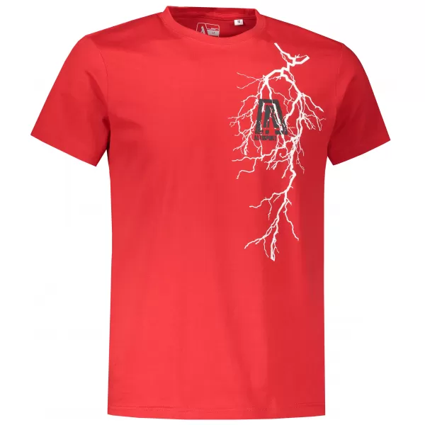  Pánské triko ALTISPORT CARRYOVER ALM027F29 ČERVENÁ 