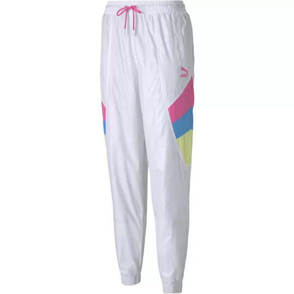 Dámske nohavice PUMA TFS TRACK PANT WOVEN WHITE 